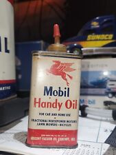vintage mobil oil lube can picture