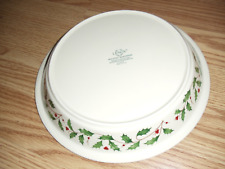 Lenox Holiday Bakeware Dimension Collection Christmas Baking Pie Plate Dish USA picture