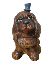 VTG 1962 Treasure Craft Cookie Jar Ceramic Rescue Dog Cocker Spaniel Pup  13