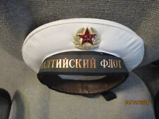 Soviet Russian Sailor's White Cap circa 1960s-70s Cold War picture