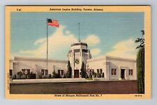 Tucson AZ-Arizona, American Legion Building, Antique, Vintage Souvenir Postcard picture