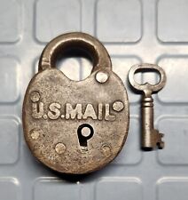 Extremely Rare U.S Mail Padlock.   Perfect Working Condition picture