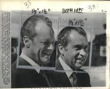 1971 Press Photo President Nixon & West German Chancellor Willy Brandt, FL picture