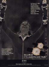 1988 Bulova Watch: Debbie Armstrong Olympics Vintage Print Ad picture