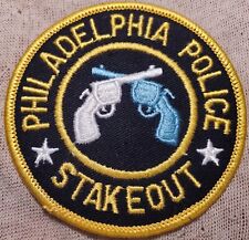 PA Philadelphia Pennsylvania Stakeout Police Patch picture