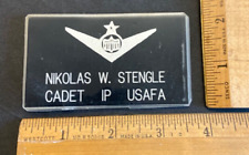 Vintage Cadet IP USAFA Nikolas W. Stengle Name Tag for Flight Suit or Jacket picture