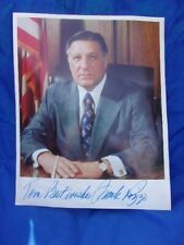  Frank Rizzo Philadelphia Mayor Autographed 8