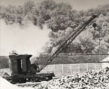 E. J. Lavino Steam Powered Crane Railroad Train Photo Reusens VA 1959 picture