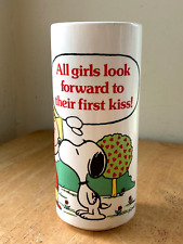 Vintage Peanuts Vase - Sally and Snoopy - First Kiss picture