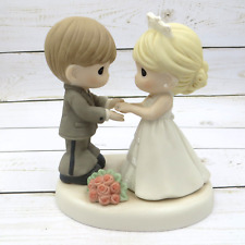 Precious Moments Wedding Couple Figurine From This Day Forward Porcelain 123017 picture