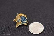 Vintage - Continental Airlines : Employee Service Pin - 10 years picture