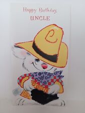 VTG Unused Happy Birthday Uncle By Charm Craft picture