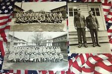 RPPC PHOTOGRAPH POSTCARD COLLECTION.  WWII U.S. SOLDIERS AND UNITS IDENTIFIED. picture