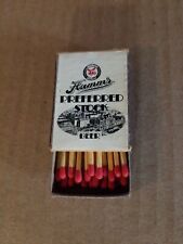 Hamm’s Preferred Stock Beer UNUSED Box Matchbox Matches Vintage 1950's picture
