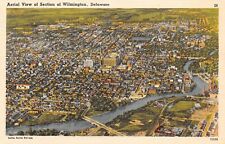 Wilmington Delaware Aerial View Postcard picture
