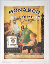 VNTG 1926 Monarch Foods Print Ad Reid Murdoch & Co Ladies Home Journal W14 L08 picture