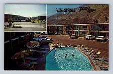 Palm Springs CA-California, Palm Springs Travelodge Advertising Vintage Postcard picture