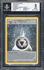 2001 Pokemon SPANISH Unlimited Neo Genesis Energy Metal Holo 19/111 BGS 8 NM-MT picture