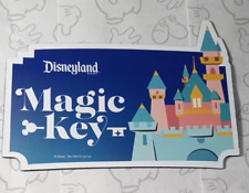Magic Key Disneyland Castle Blue Magnet picture