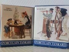 2 Norman Rockwell Seafarers Collection  River Pilot /Good Boy Long John Silver's picture