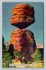 Douglas AZ-Arizona, Big Balanced Rock, Scenic View, Vintage Postcard picture