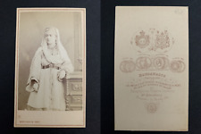 Bergamasco, St. Petersburg, Vintage CDV ID Actress Albumen Print. picture