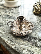 Gorham 925 Sterling Silver #324 Antique Victorian Chamberstick Candle Holder picture
