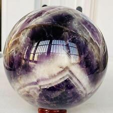 2260g Natural Dream Amethyst Quartz Crystal Sphere Ball Healing picture