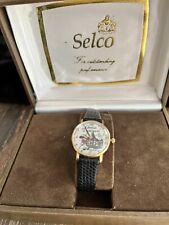 Disney’s Grand Floridian Beach Resort Gold Tone Selco Watch June 24, 1988 picture
