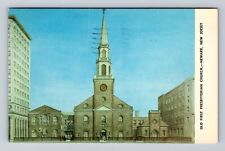 Newark NJ-New Jersey, Old First Presbyterian Church, Vintage c1953 Postcard picture