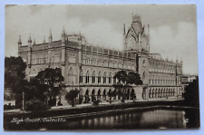 High Court, Calcutta Kolkata West Bengal India Tuck's Sepia Brown Postcard picture