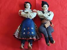 Vintage Handmade Eastern European Male/Female Dolls picture