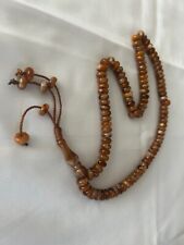Unique Vintage Rosary,99beads Tasbih,Snake Skin,Amazing&Multi colors, Good Gift picture