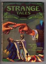 Strange Tales Mar 1932 Wesso Skeleton Cvr; Paul Ernst; - Pulp picture