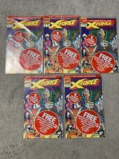 X-Force #1 (LOT of 5 VARIANTS) Marvel Comics - New Sealed W/ Trading Cards NM+ picture