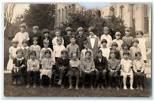 c1920's School Children Fremont Michigan MI RPPC Photo Posted Vintage Postcard picture
