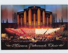 Postcard Mormon Tabernacle Choir Church of Jesus Christ of LDS Utah USA picture
