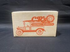 ERTL 1917 Ford Model T CR's Friendly Markets Delivery Truck Bank #9699 NOS picture