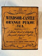 Vintage Windsor-Castle Orange Pekoe Tea Canister picture