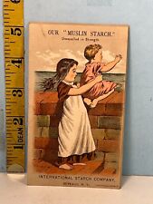 1800's Intl' Starch Co, Our Muslin Starch, Buffalo, NY -Trade Card picture