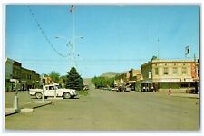 c1960s Main Street Home Of  World's Largest Mineral Thermopolis Wyoming Postcard picture