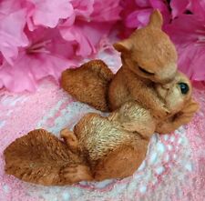 Squirrel Love 1988 Original by Castagna Figurine Designed in Italy Two Squirrels picture