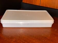Vintage Tupperware Bacon cold Cut Keeper 11x6.5 ~~ #794  Sheer picture