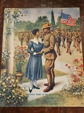 Original 1918 WWI War Poster 