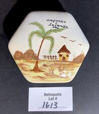 Cayman Islands Souvenir Ceramic Trinket Jewelry Box picture