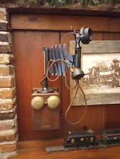 Antique Western Electric Candlestick Scissor  Telephone Railroad  1915 picture