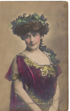 Postcard Norma Whalley Actress Pretty Woman Hand Colored RPPC c1915 -9509 picture