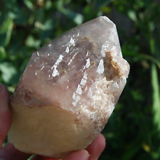 4.25in 1lb XL Hematoid Quartz Crystal Cathedral Point, Record Keepers, Raw Red H picture