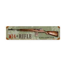 Vintage Style Metal Sign M14 Rifle 5 x 20 picture