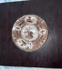 Rare🔥Samuel Alcock “Pearl” Florentine China Antique 1800-1850 In Original Frame picture